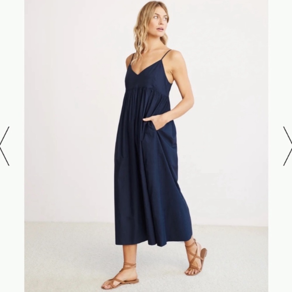 Jenni Kayne Navy Blue Maxi Sundress